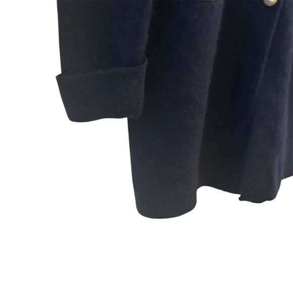 Adrienne Vittadini Women's Blue Long Jacket Lion Buttons Size L - Picture 4 of 14